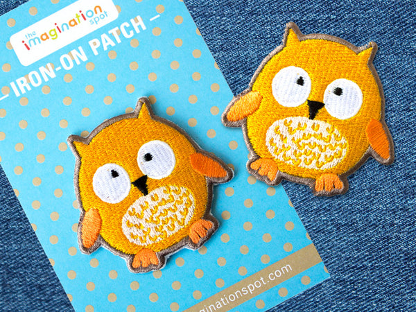 Owl Iron On Embroidered Patch Logo – Patch Collection