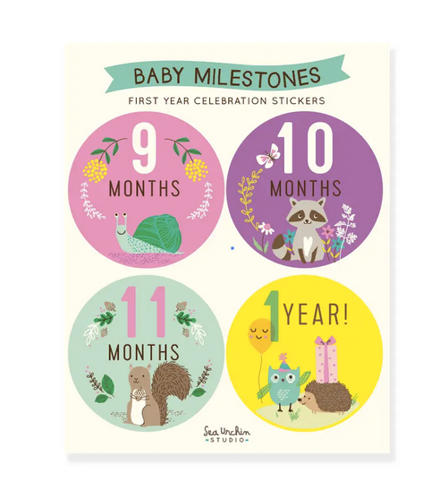 Farm Animal Baby Milestone Stickers