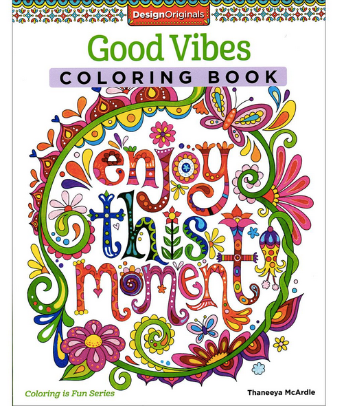 Good Vibes Coloring Book The Imagination Spot