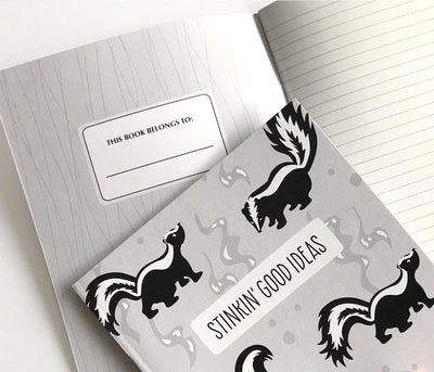 Funny Gifts for Men SKUNK NOTEPAD Work From Home Daily