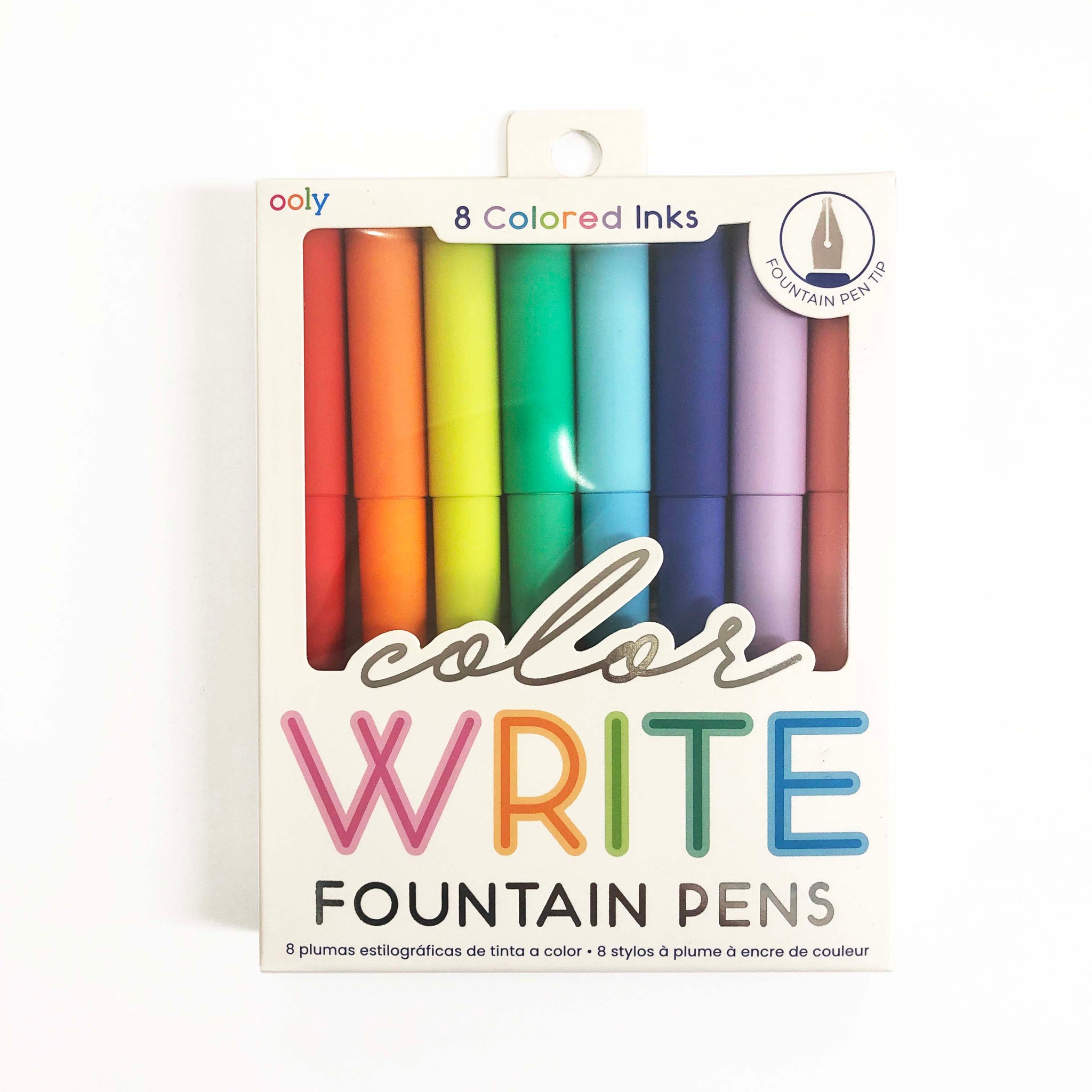 color write fountain pens colored ink refills - set of 8 – Hammer