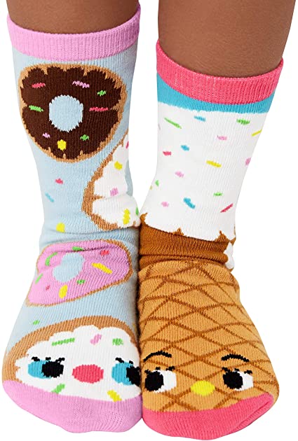 Wholesale Dragon & Unicorn Mismatched Non-Slip Socks for Kids for