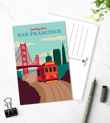 San Francisco city postcards - The Imagination Spot