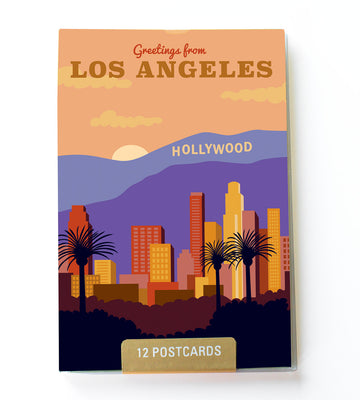 Los Angeles The World's Most Exciting City; Vintage Postcard Book