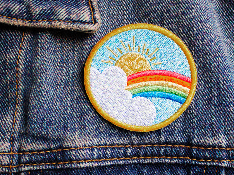Clearance Iron on Patch - Rainbow Sunshine - Embroidered Patches - The  Imagination Spot
