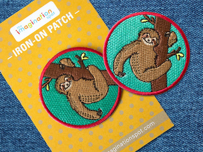 Iron-on Patch Sloth Hanging Out of Your Pocket Funny, Funny, Animal  Patches, Iron-on Patches, Patches, Patches Sloth Finally Home 