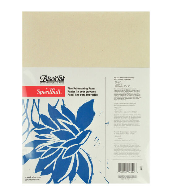 Block Printmaking Mulberry Paper Pack